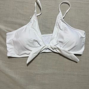 White bikini top